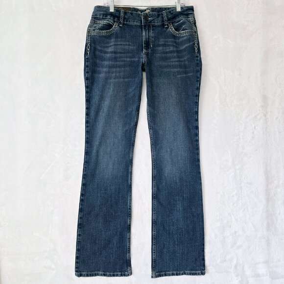 Wrangler Retro Sadie Bootcut Jeans Womens Size 32 Blue Western Low Rise Y2K NWT